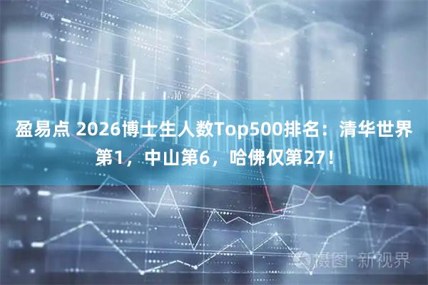 盈易点 2026博士生人数Top500排名：清华世界第1，中山第6，哈佛仅第27！